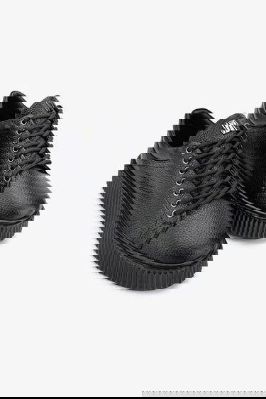  Valmenti Erkek Hakiki Deri Siyah Floter Sneakers & Spor Ayakkabı