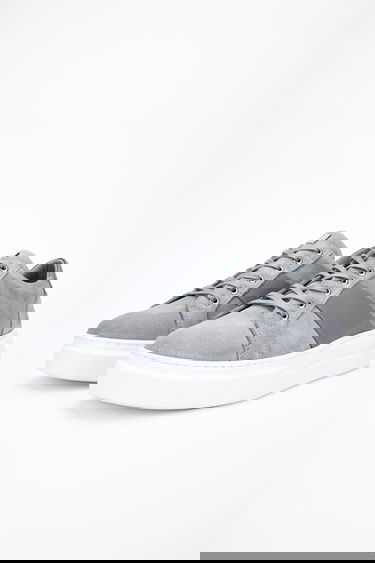  Valmenti Messi Erkek Gri Süet Hakiki Deri Sneakers & Spor Ayakkabı