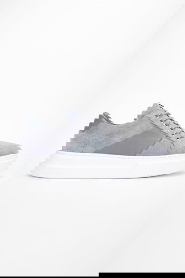  Valmenti Messi Erkek Gri Süet Hakiki Deri Sneakers & Spor Ayakkabı