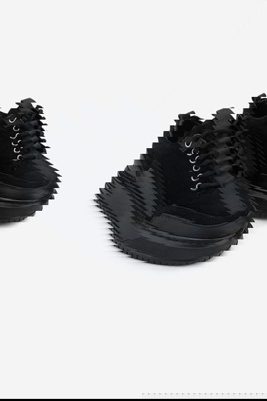  Valmenti Erkek Hakiki Deri Siyah Sneakers & Spor Ayakkabı