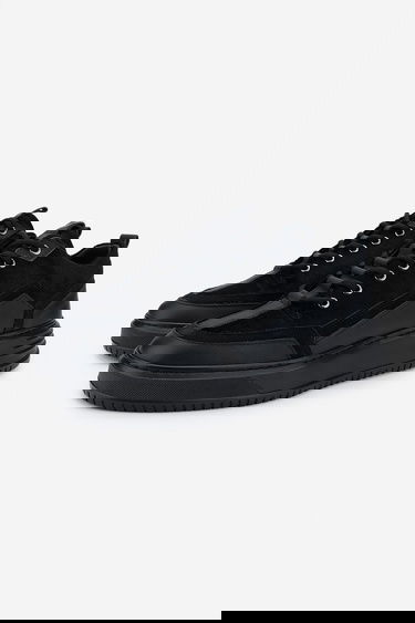  Valmenti Erkek Hakiki Deri Siyah Sneakers & Spor Ayakkabı