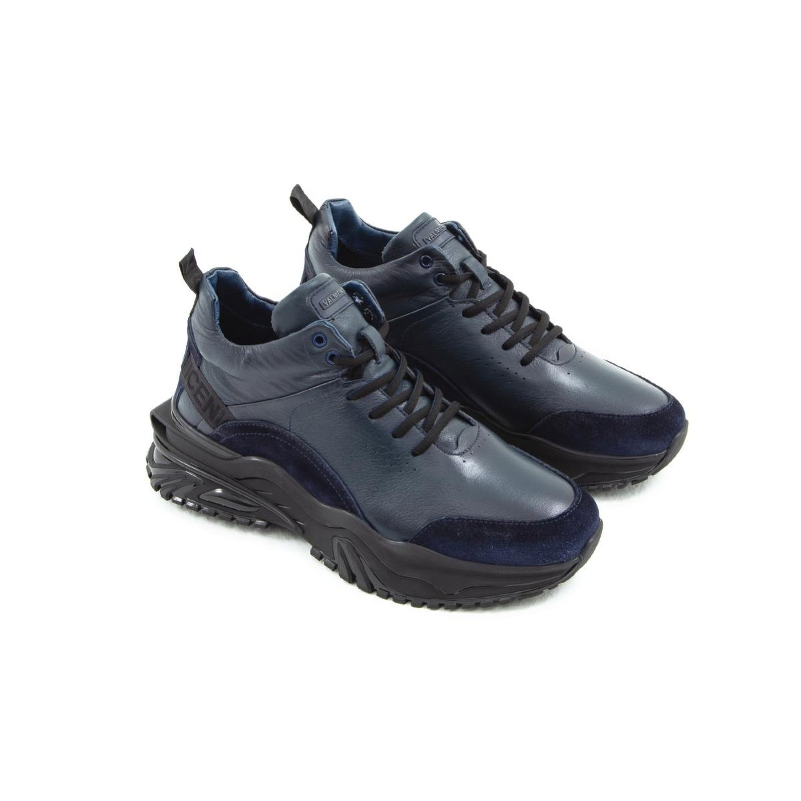 Valmenti Tosea Erkek Lacivert Hakiki Deri Sneakers & Spor Ayakkabı