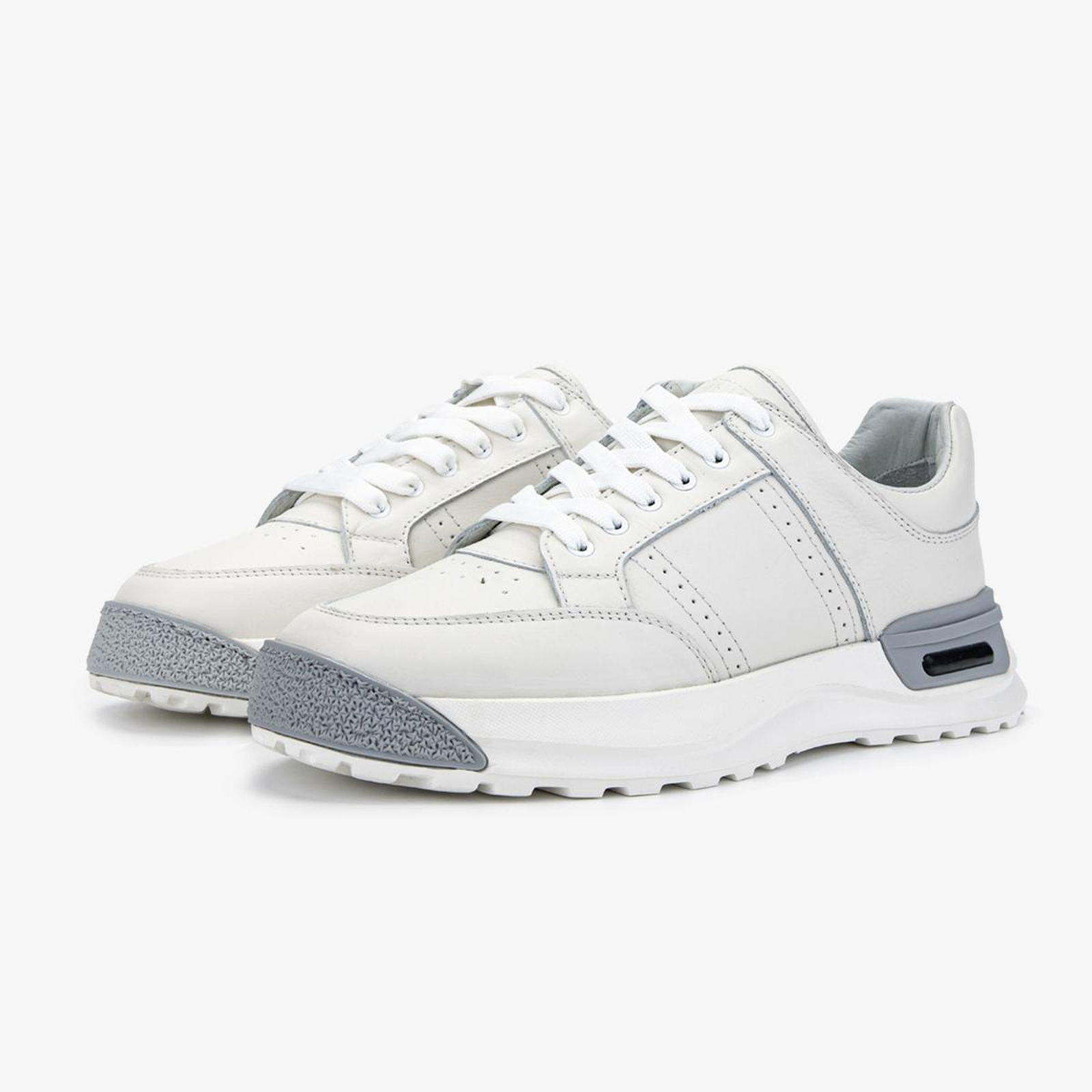 Valmenti Sneak Erkek Beyaz Hakiki Deri Sneakers & Spor Ayakkabı