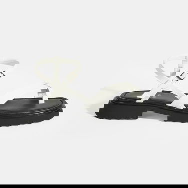  Kadın Beyaz Parmak Arası Deri Sandalet