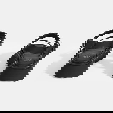  Kadın Siyah Deri Sandalet