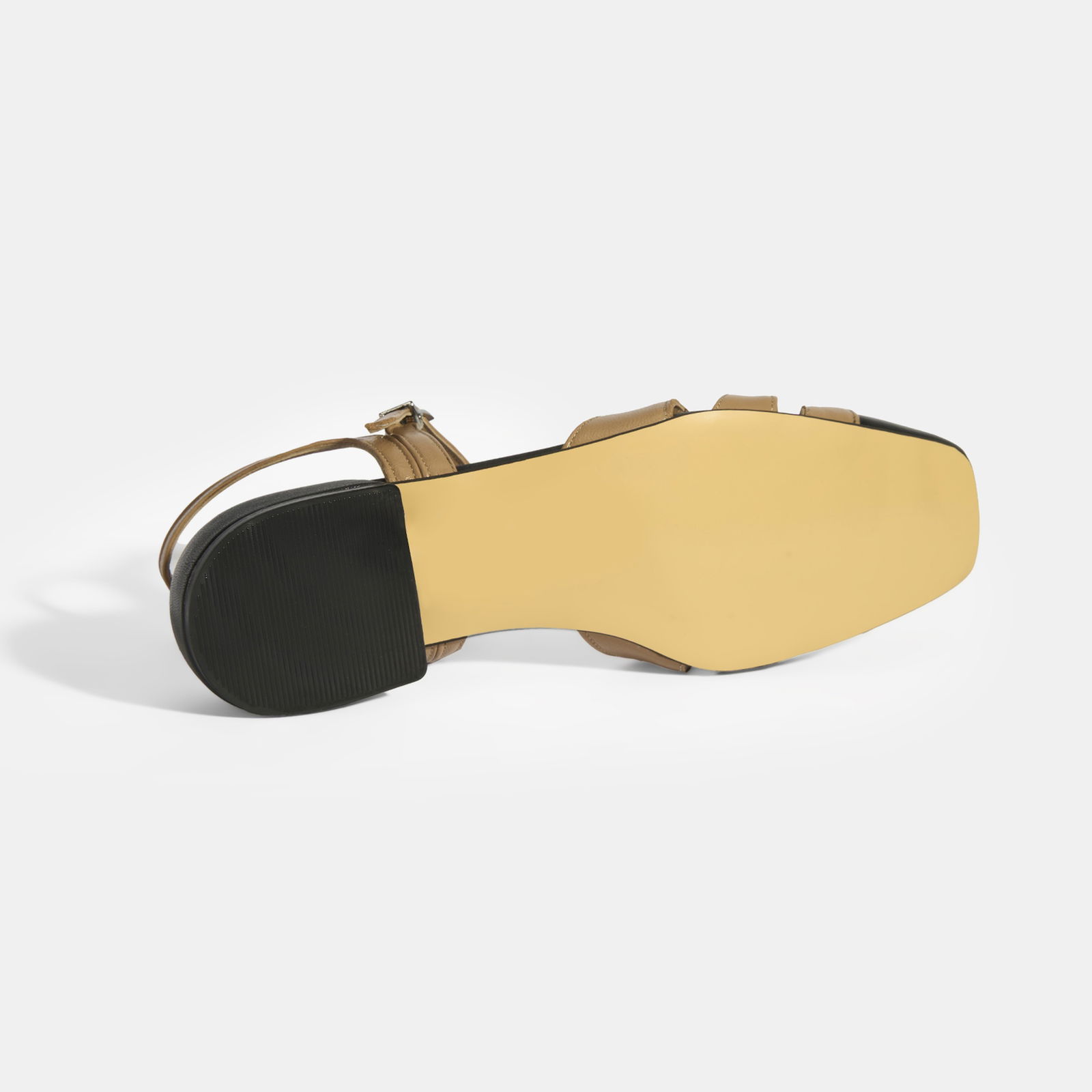 Kadın Bej Slingback Deri Günlük Ayakkabı
