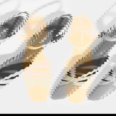  Kadın Beyaz Slingback Deri Günlük Ayakkabı
