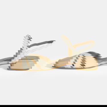  Kadın Beyaz Slingback Deri Günlük Ayakkabı
