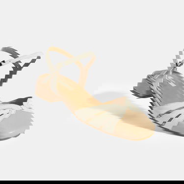  Kadın Beyaz Slingback Deri Günlük Ayakkabı