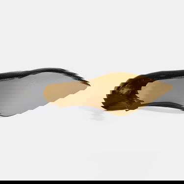  Kadın Siyah Kroko Baskılı Deri Stiletto