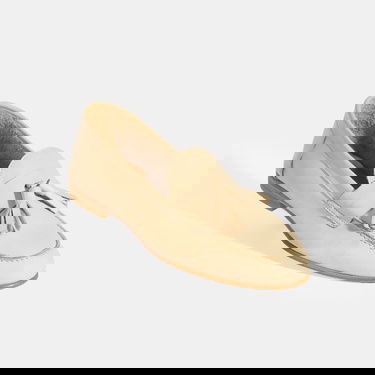  Kadın Bej Püskül Detaylı Deri Loafer