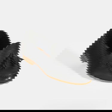 Kadın Siyah Püskül Detaylı Deri Loafer