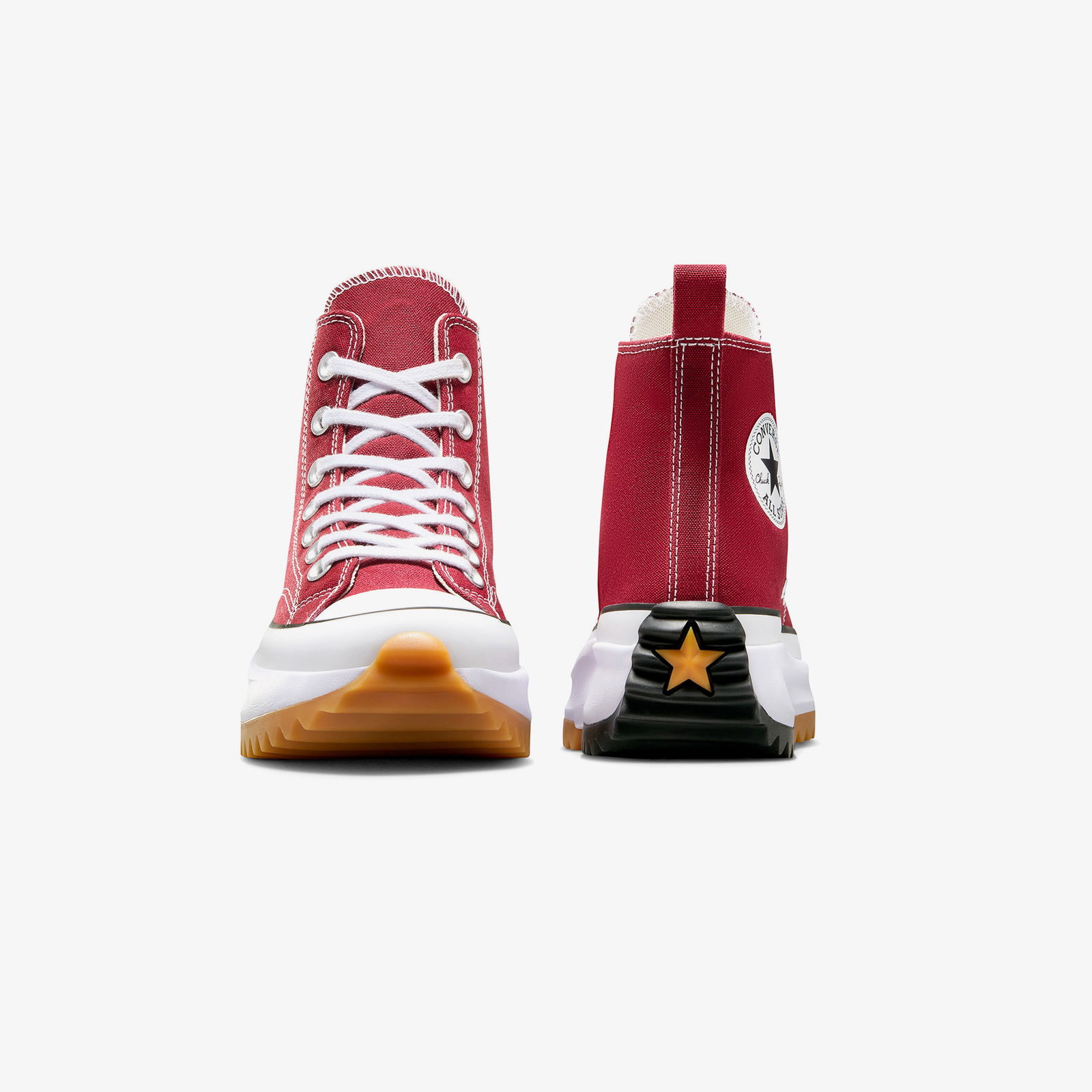 Converse Run Star Hike Unisex Bordo Platform Sneaker