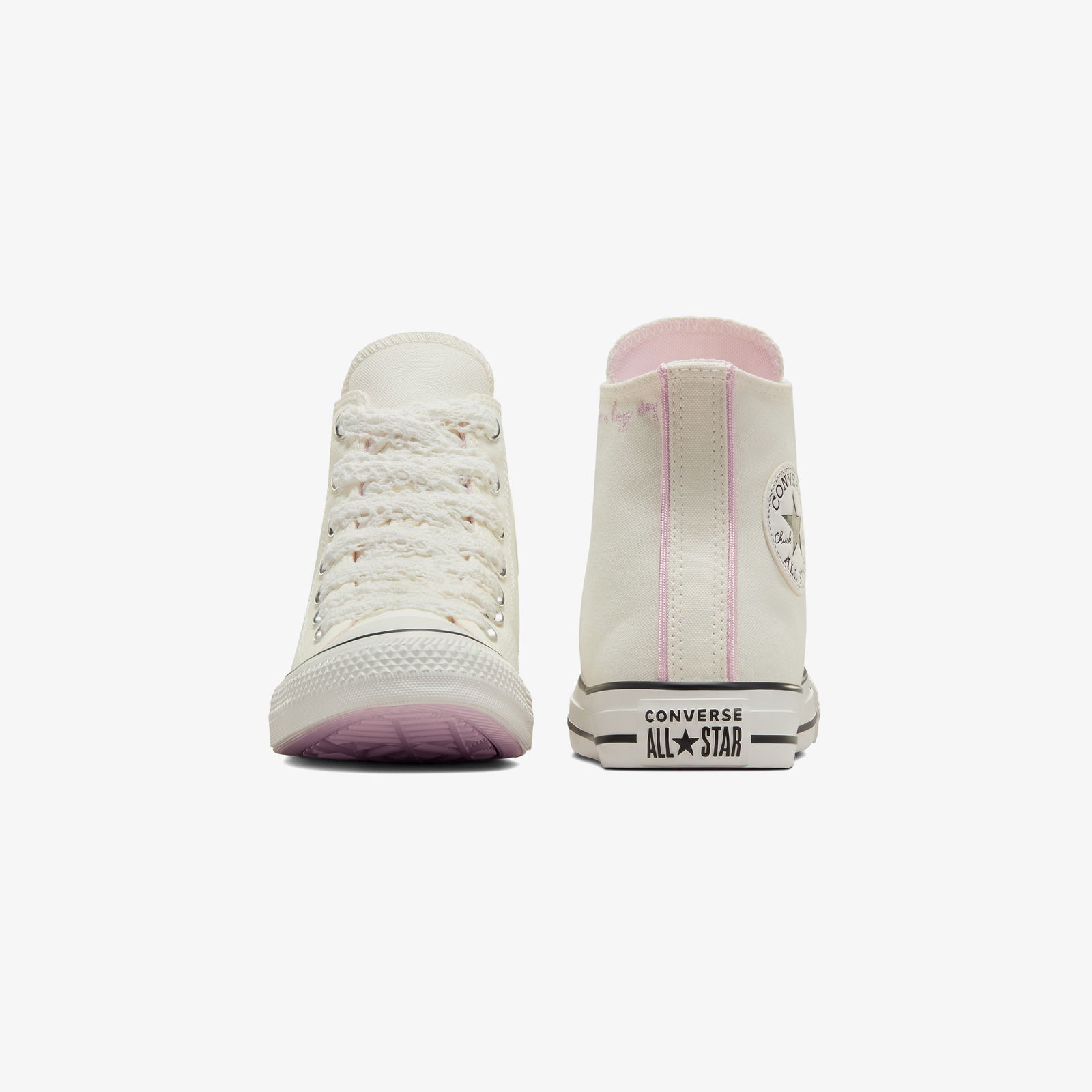 Converse Chuck Taylor All Star Crochet Laces Kadın Krem Sneaker