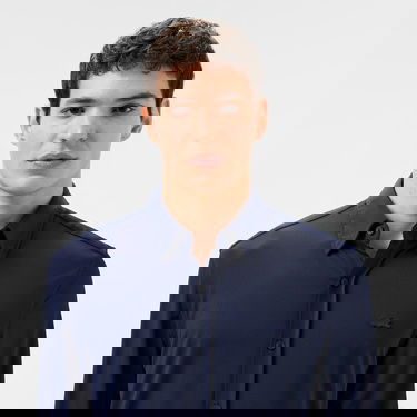  Lacoste Erkek Slim Fit Lacivert Gömlek