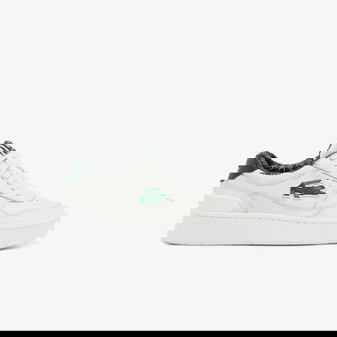  Lacoste Aceclip Premium Kadın Beyaz/Yeşil Sneaker