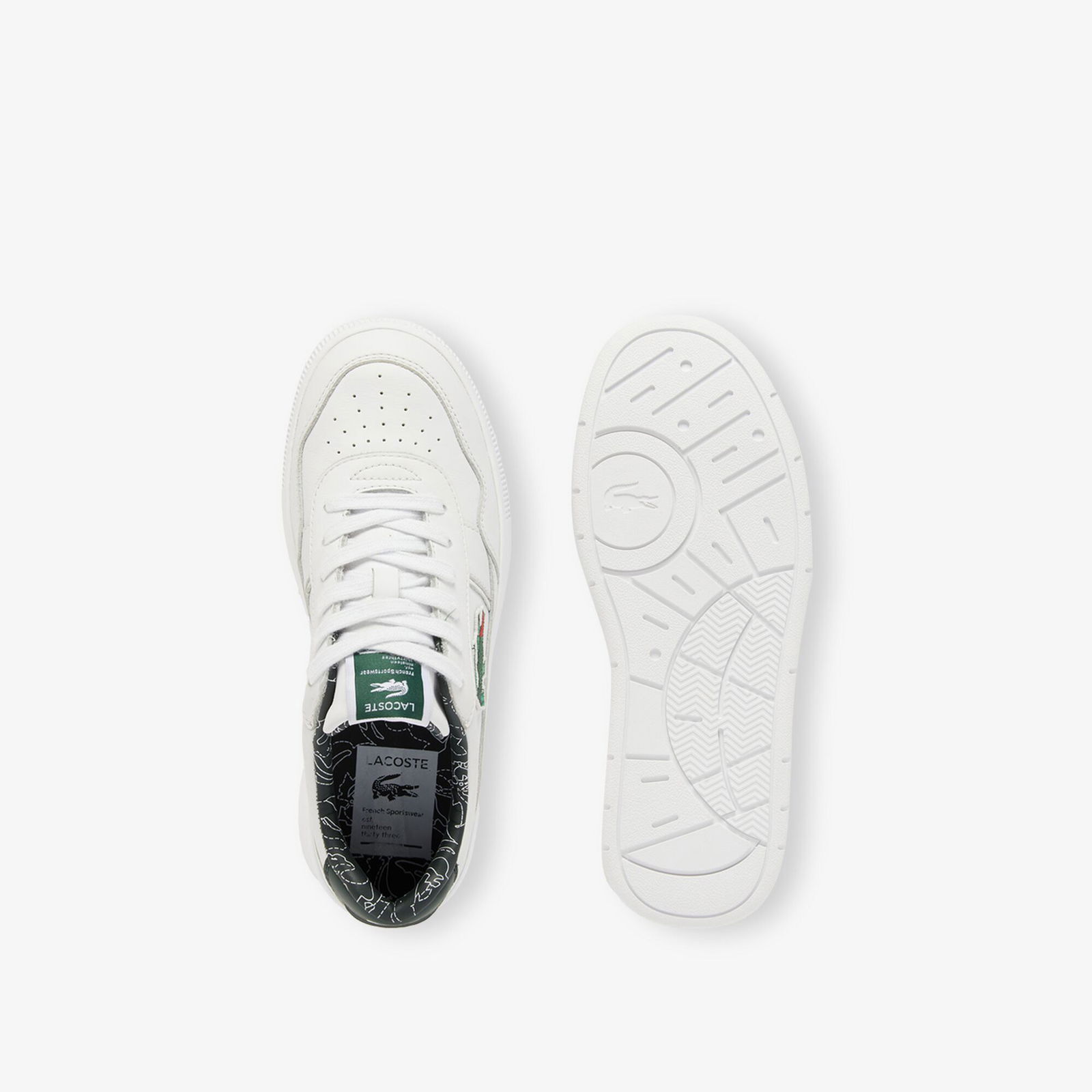 Lacoste Aceclip Premium Kadın Beyaz/Yeşil Sneaker