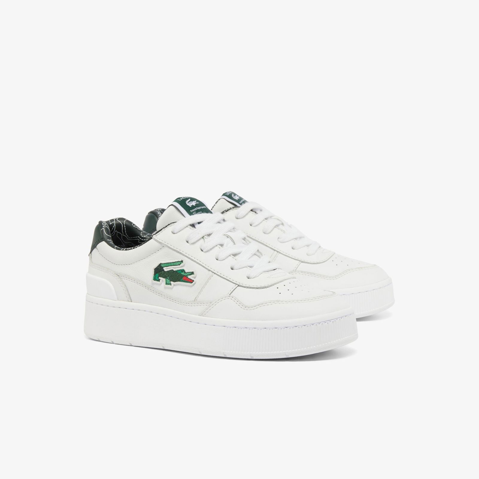 Lacoste Aceclip Premium Kadın Beyaz/Yeşil Sneaker