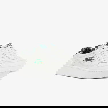  Lacoste Aceclip Premium Kadın Beyaz/Yeşil Sneaker
