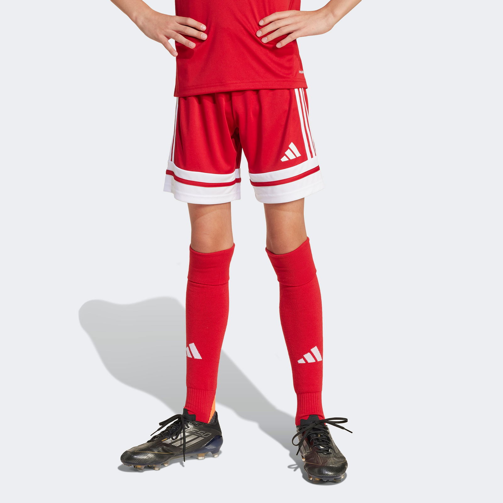 adidas Squadra 25 Çocuk Kırmızı Futbol Şortu