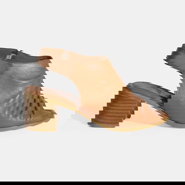  Taba Kadın Cırt Cırtlı Deri Sandalet