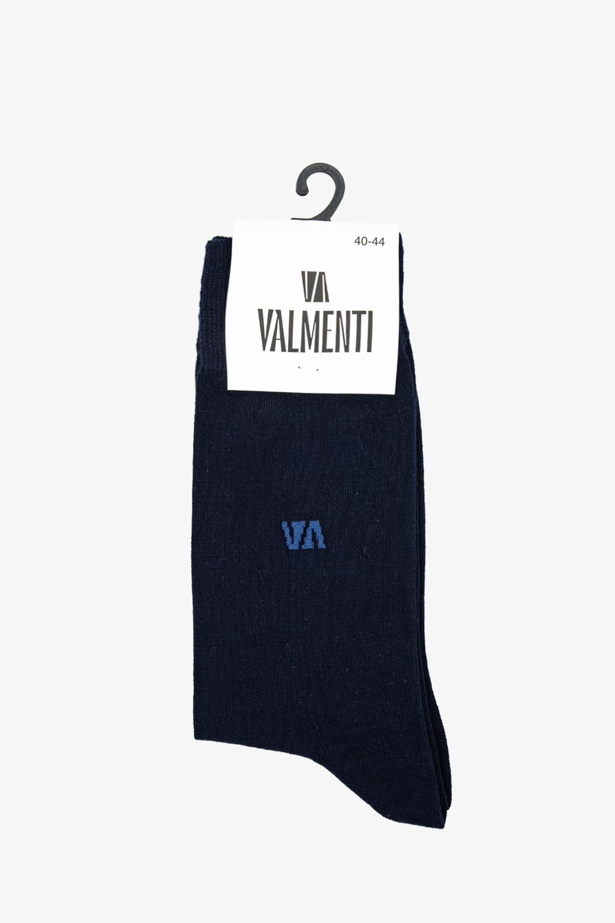 Valmenti . Erkek Lacivert Tekstil Klasik Çorap