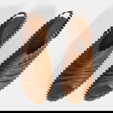  Taba Kadın Cırt Cırtlı Deri Sandalet