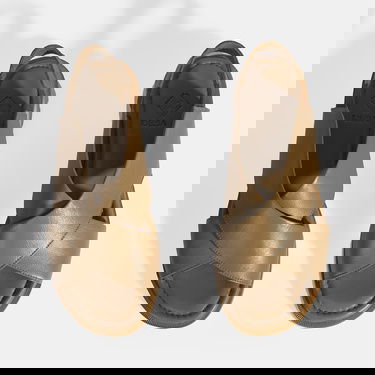  Taba Kadın Lastik Bantlı Deri Sandalet