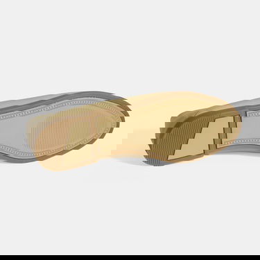  Bej Kadın Toka Aksesuarlı Deri Loafer