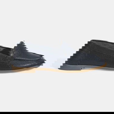  Kadın Lacivert Slip-On Deri Loafer