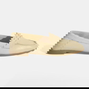  Kadın Bej Slip-On Deri Loafer