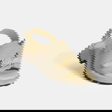  Kadın Bej Süet Tokalı Sandalet