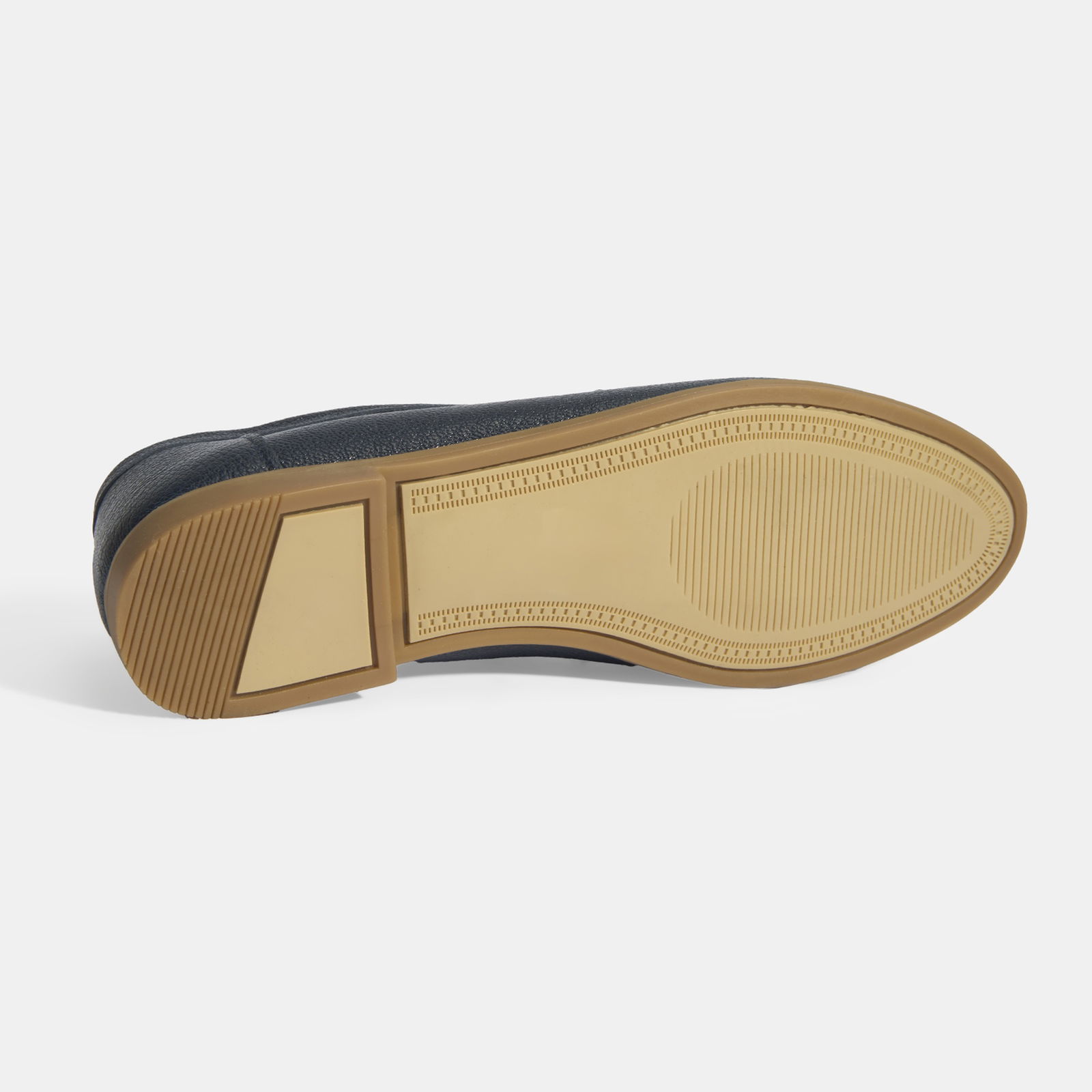 Kadın Lacivert Slip-On Deri Loafer