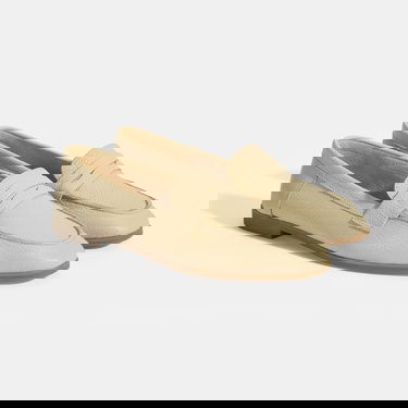  Kadın Bej Slip-On Deri Loafer