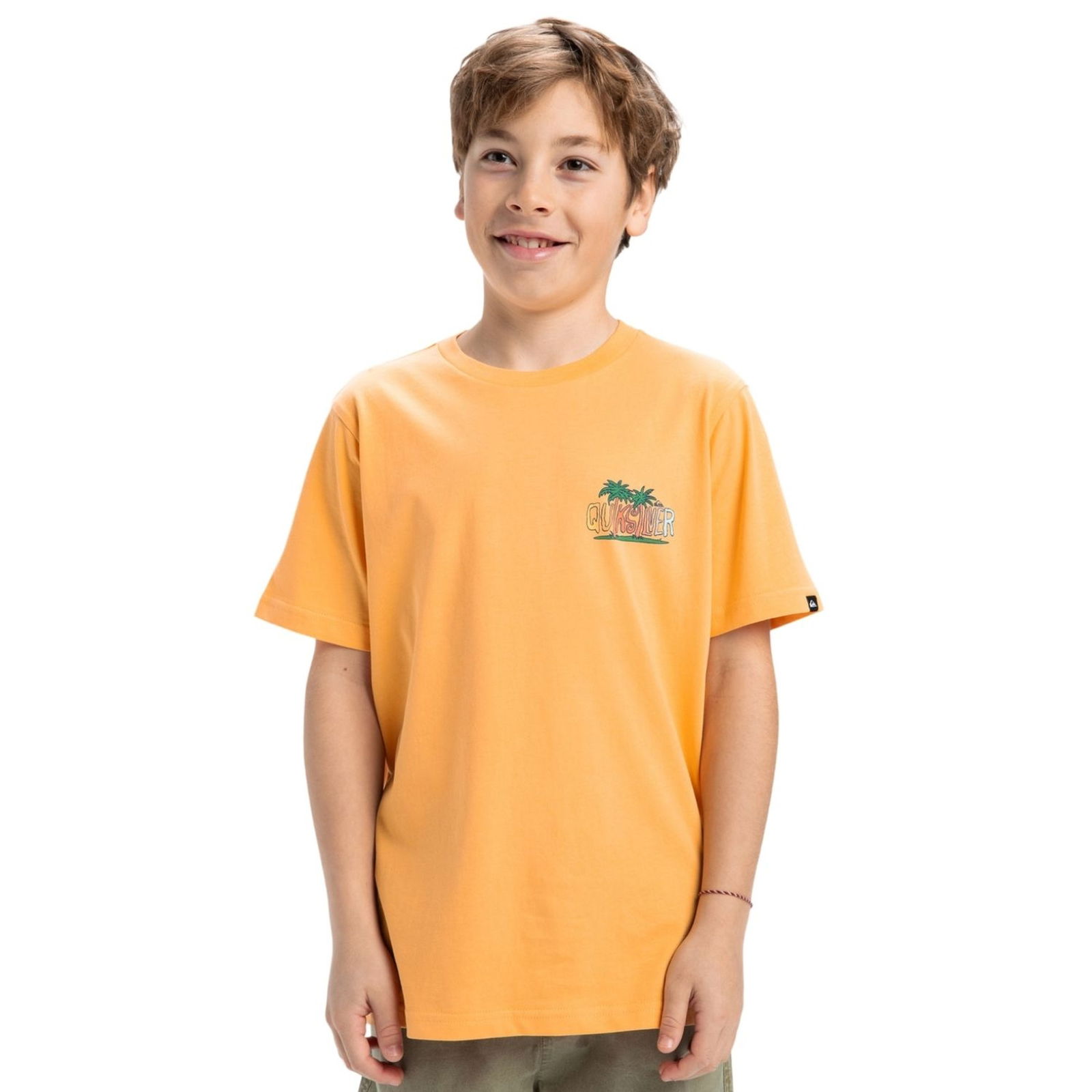 Quiksilver EV Sunny Palms SS Yth Erkek Çocuk Sarı Tişört