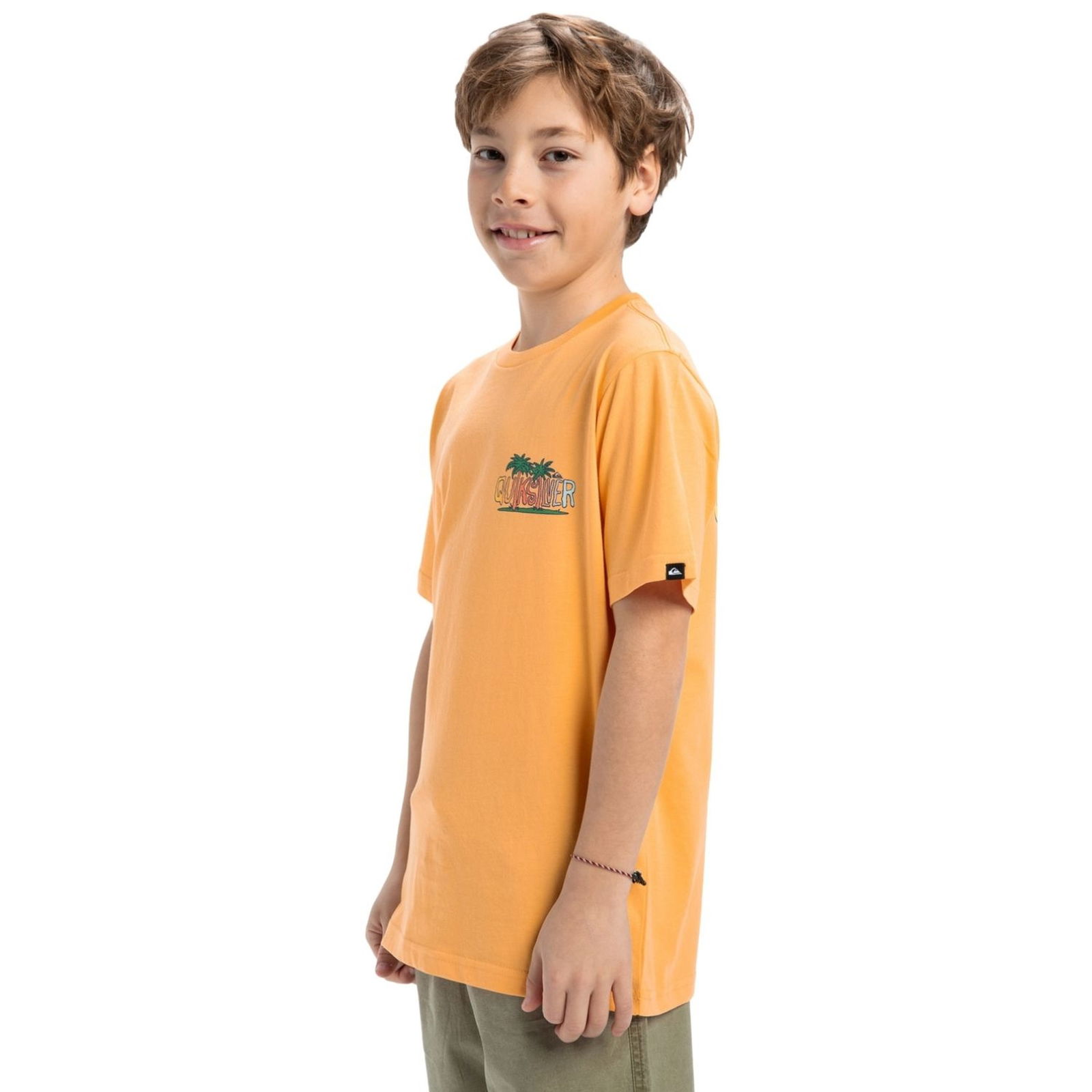 Quiksilver EV Sunny Palms SS Yth Erkek Çocuk Sarı Tişört