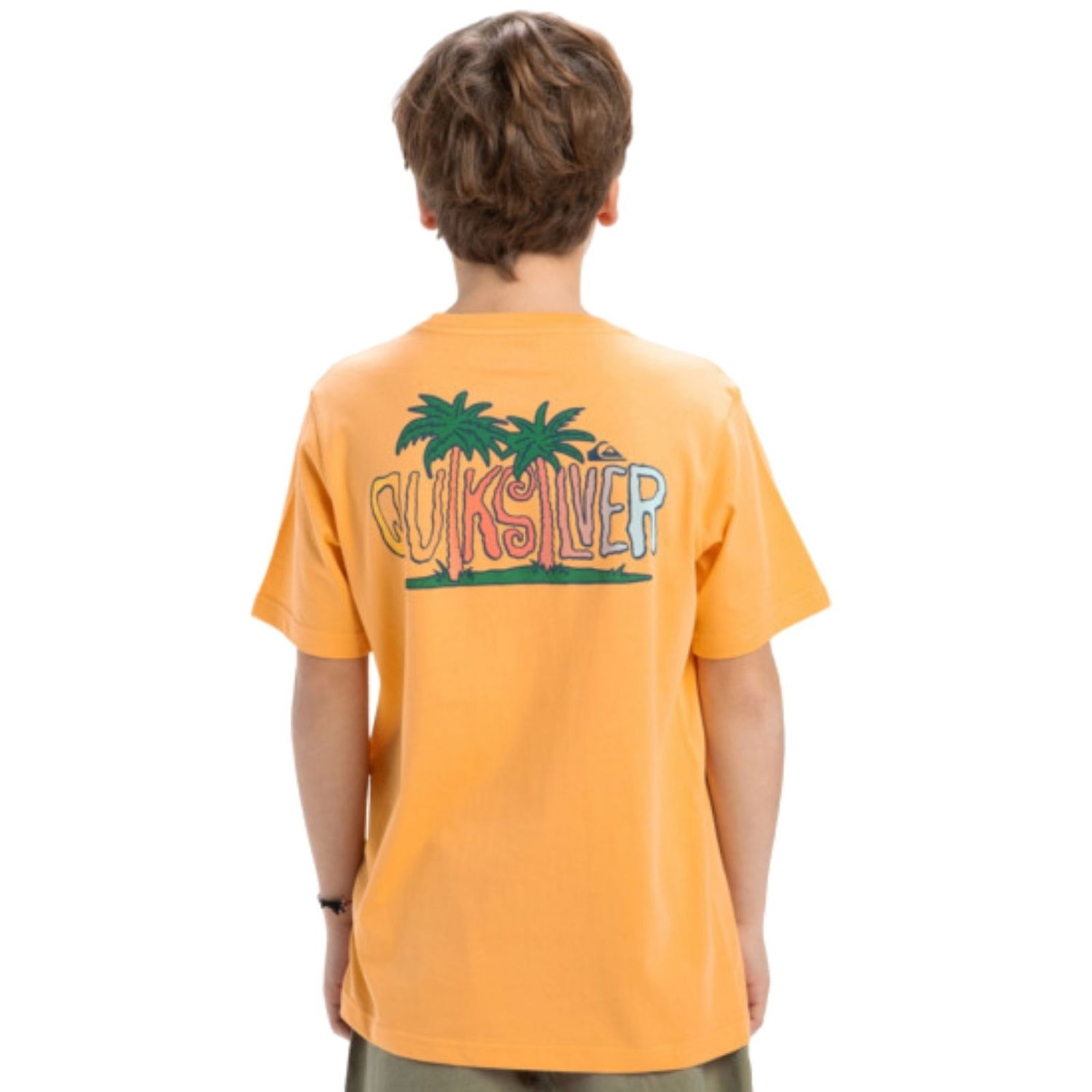 Quiksilver EV Sunny Palms SS Yth Erkek Çocuk Sarı Tişört