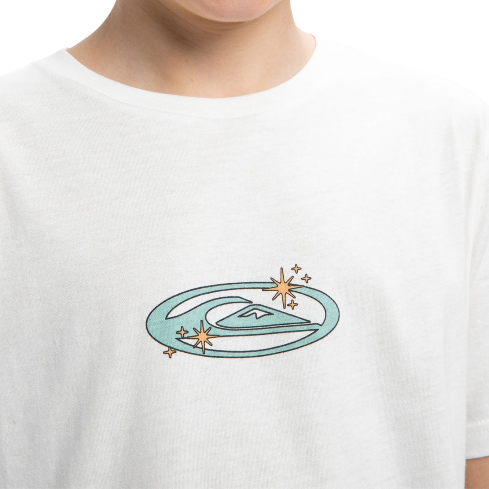 Quiksilver Evo Nature Magic SS Yth Erkek Çocuk Beyaz Tişört