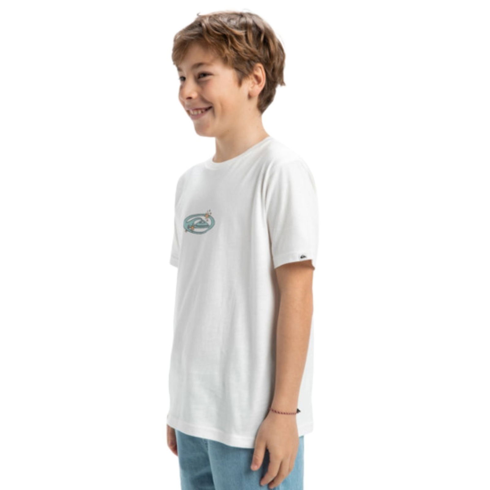 Quiksilver Evo Nature Magic SS Yth Erkek Çocuk Beyaz Tişört