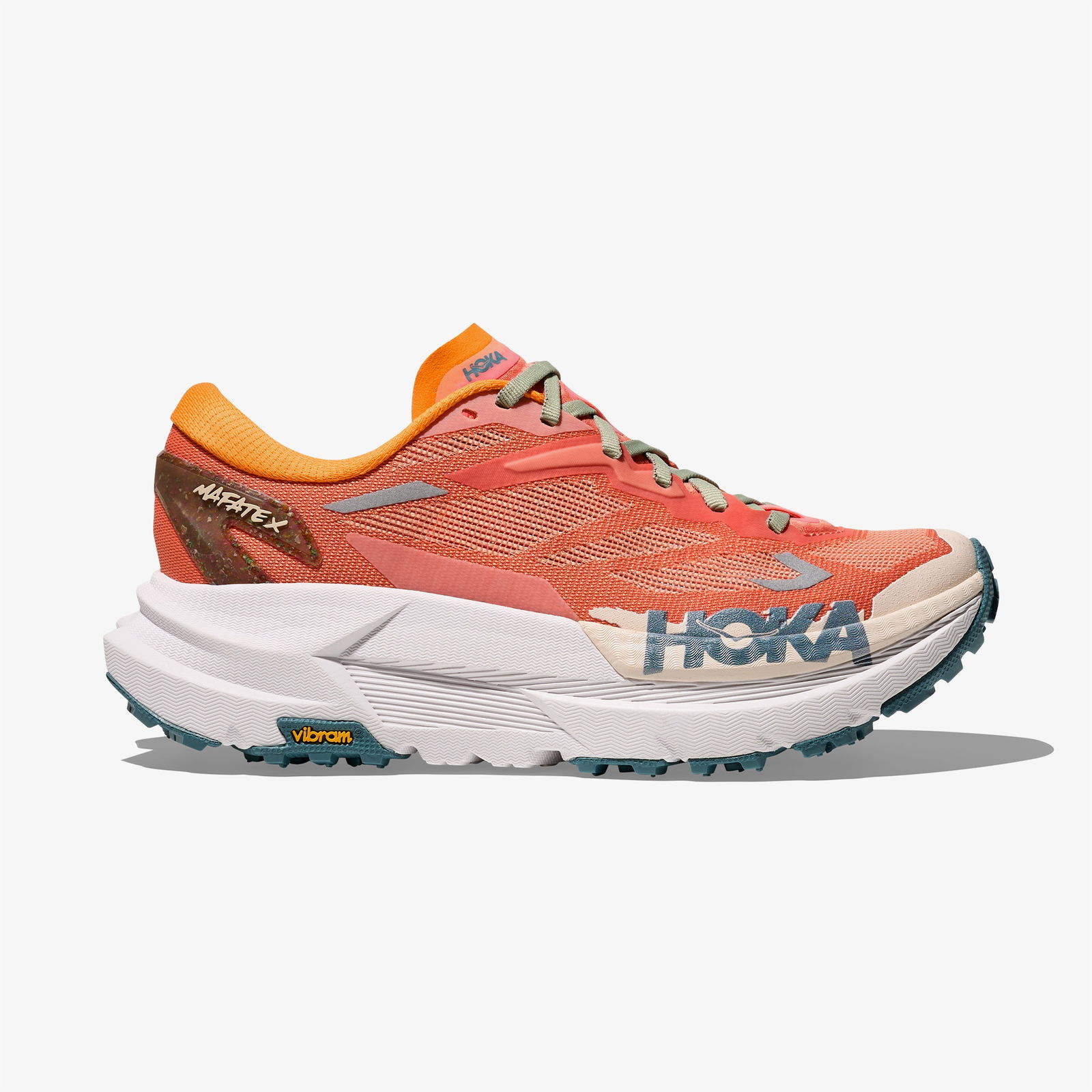 Hoka Mafate X Kadın Turuncu Arazi Koşu Ayakkabısı