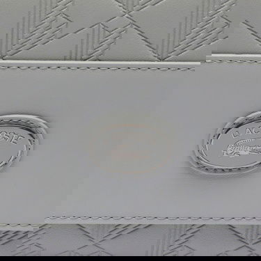  Lacoste Unisex Monogram Gri Postacı Çantası