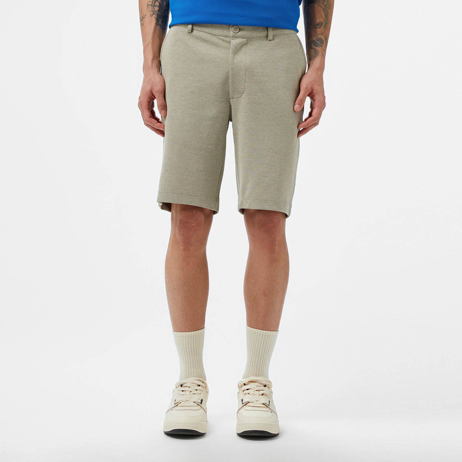 Lacoste Erkek Tapered Fit Bej Bermuda
