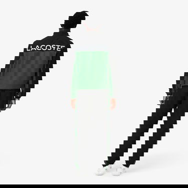  Lacoste Erkek Regular Fit Fermuarlı Renk Bloklu Siyah Eşofman Takımı
