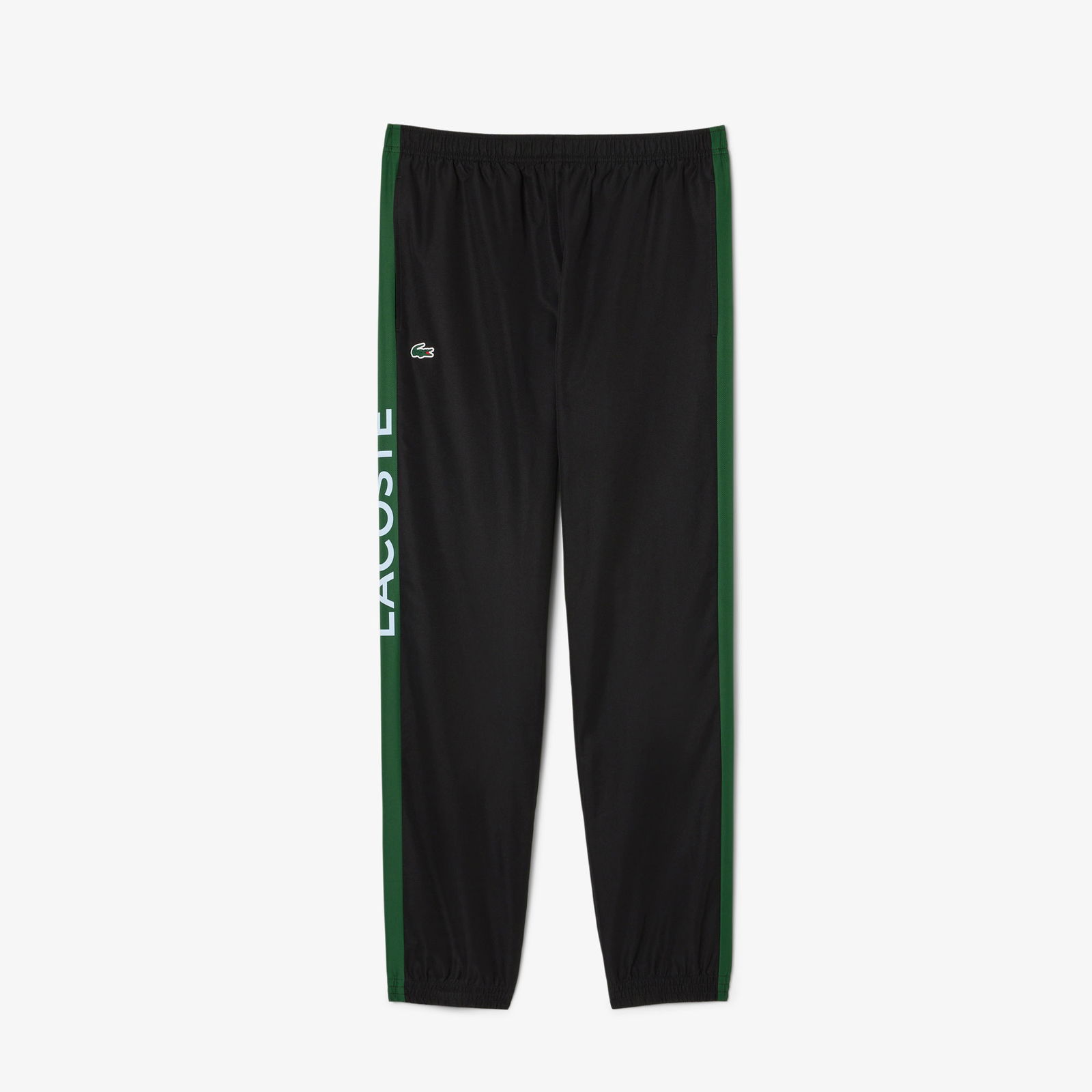 Lacoste Erkek Regular Fit Fermuarlı Renk Bloklu Siyah Eşofman Takımı