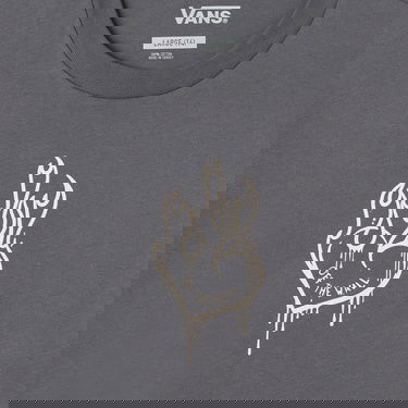  Vans Fire in Your Heart Ss Çocuk Gri T-Shirt