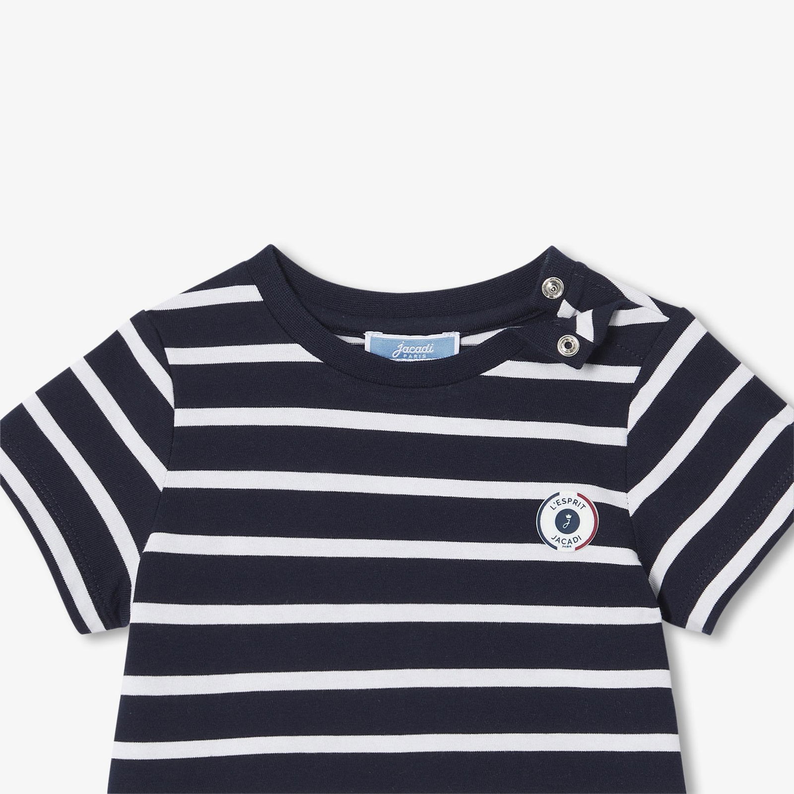 Erkek Bebek Çizgili Şortlu İkili Set