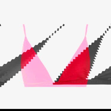  Tommy Hilfiger Triangle Fixed Rp Kadın Pembe Bikini Üstü