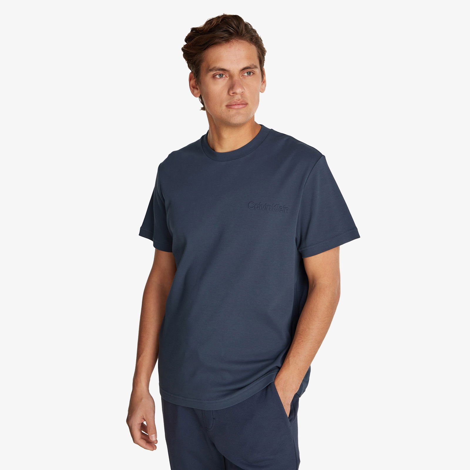 Calvin Klein Erkek Mavi T-Shirt