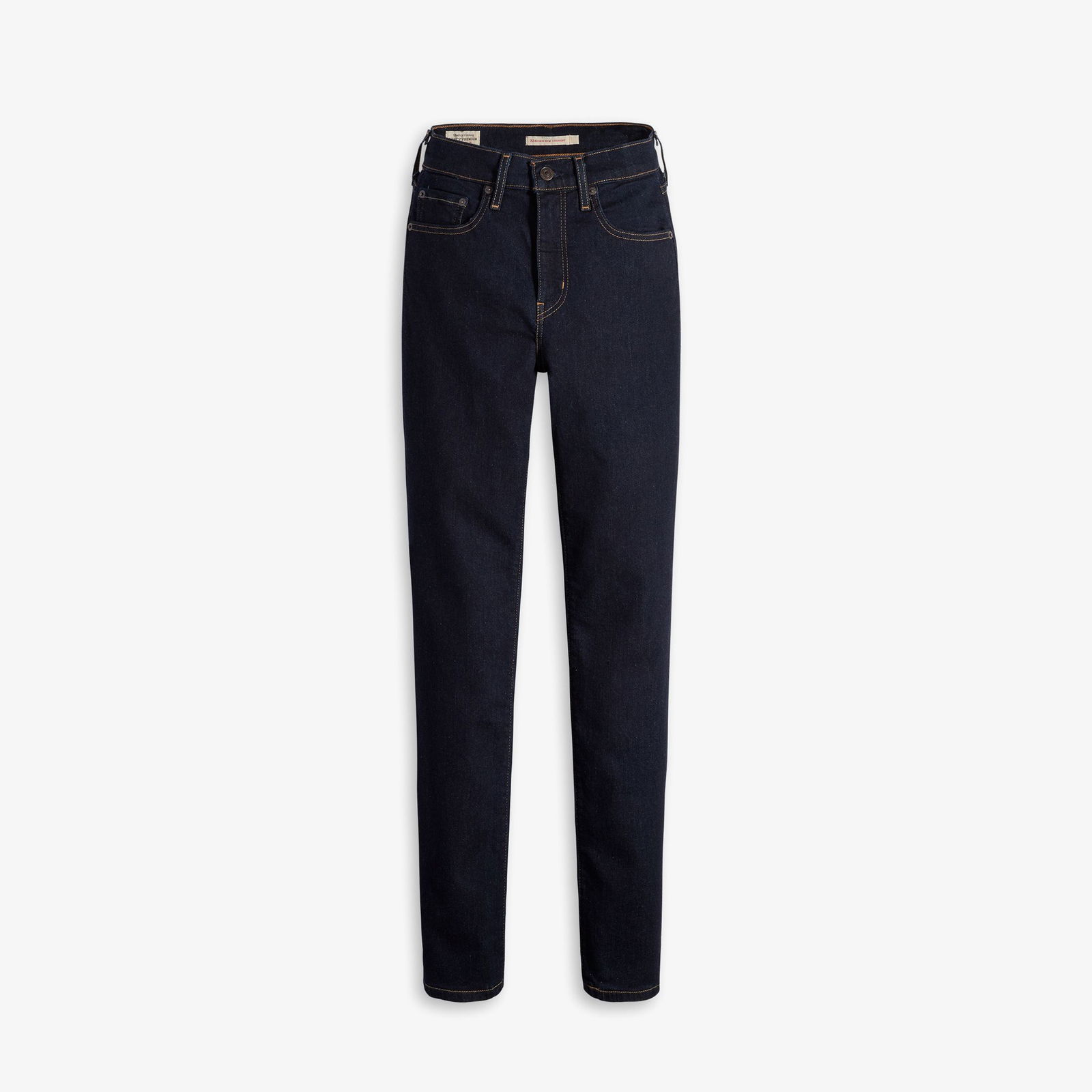 Levi's 724 High Rise Straight Blue Wave Rinse Kadın Lacivert Jean
