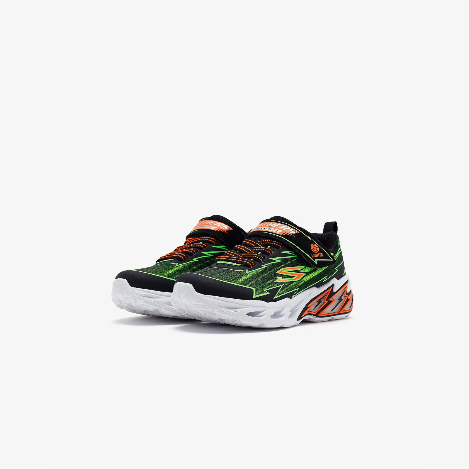 Skechers Light Storm 2.0 Bolt-Brights Çocuk Siyah Spor Ayakkabı